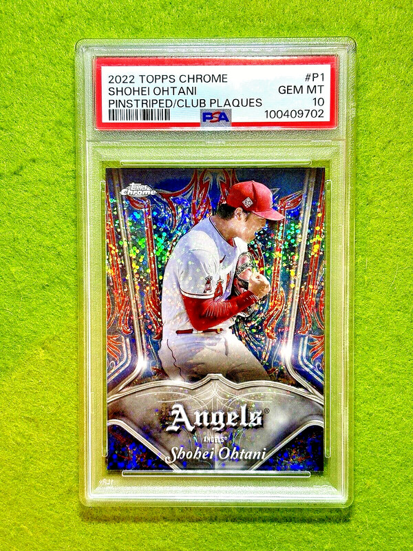 Shohei Ohtani PSA 10 WHITE SPARKLE PRIZM REFRACTOR GRADED CARD 2022 Topps Chrome