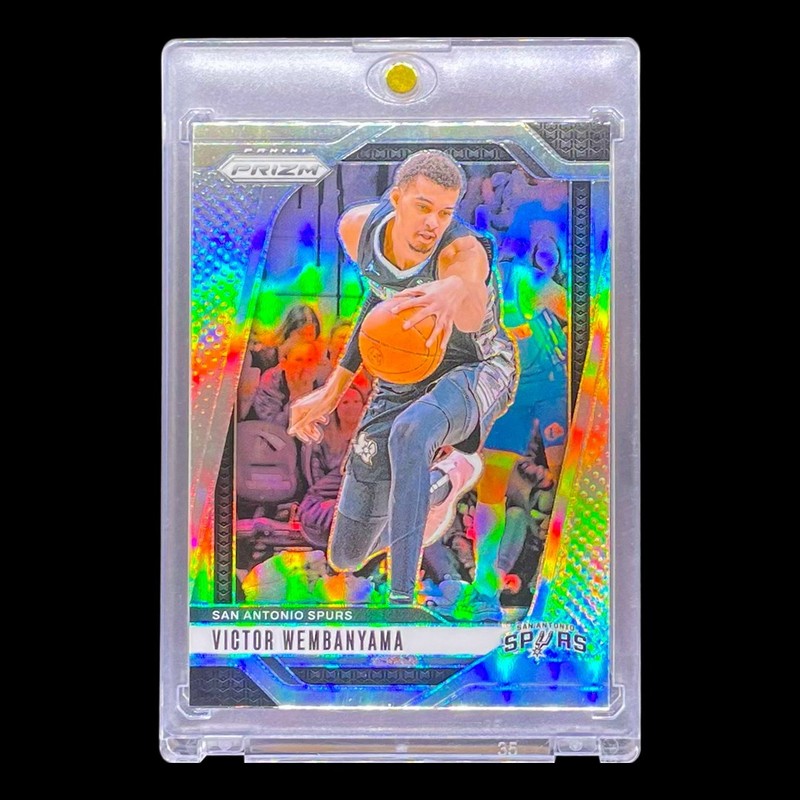 VICTOR WEMBANYAMA REFRACTOR SILVER PRIZM HOLO Prizm 2024-25 Non Auto - SPURS