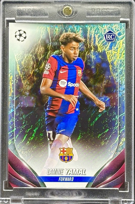 Lamine Yamal RARE ROOKIE RC SHIMMER REFRACTOR TOPPS  INVESTMENT CARD SSP MINT