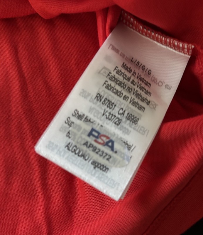 NOVAK DJOKOVIC PSA/DNA COA AUTOGRAPH SIGNED LACOSTE TENNIS SHIRT US OPEN view 2
