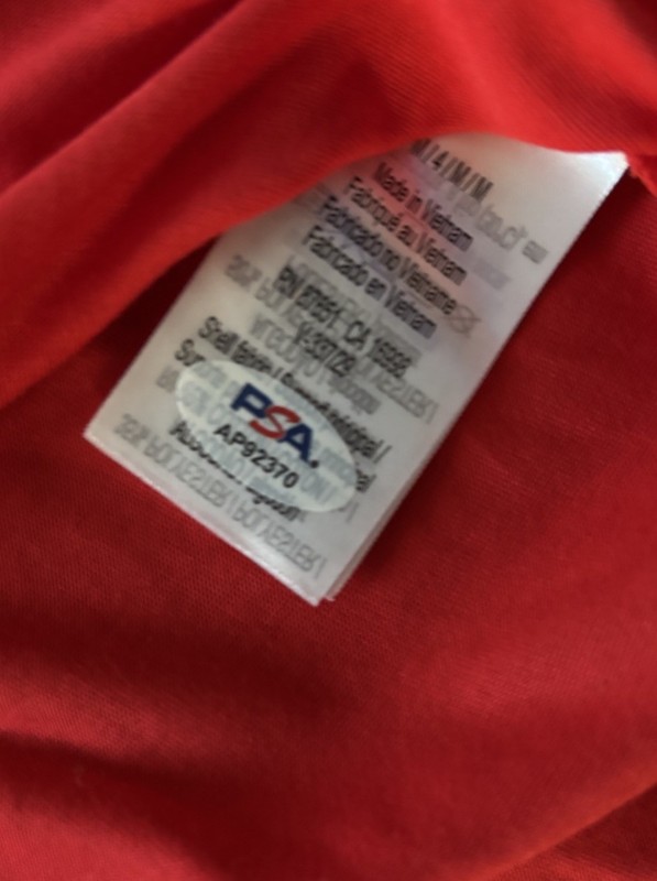 NOVAK DJOKOVIC PSA/DNA COA AUTOGRAPH SIGNED LACOSTE TENNIS SHIRT US OPEN view 2