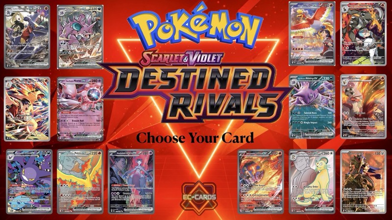 Pokemon TCG- Destined Rivals Holo/Reverse Holo/EX /Ultra Rare/Full Art