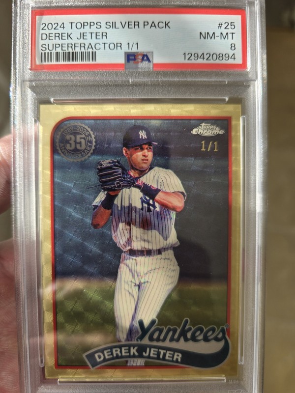 2024 Topps Chrome "Silver Pack" as A 1989 Topps Foil 35th Anniversary Refractor