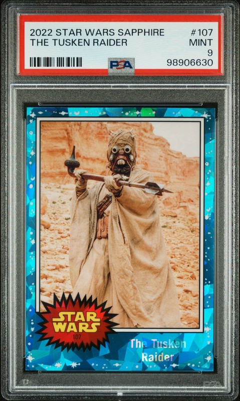 2022 Topps Star Wars Sapphire #107 The Tusken Raider PSA 9 Mint 98906630