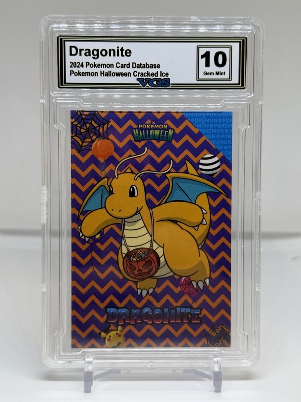 DRAGONITE VGS GRADED 10 - CUSTOM / FAN ART SLAB - POKEMON - PSA CGC BGS TAG TCG