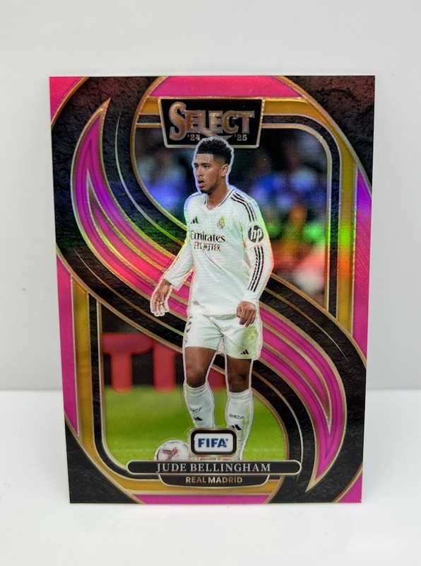 24-25 Panini Select FIFA Field Level Jude Bellingham Pink Prizm /59 Real Madrid