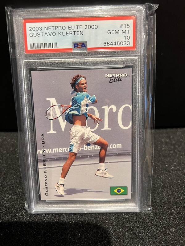 2003 Netpro Elite 2000 15 Gustavo Kuerten PSA 10