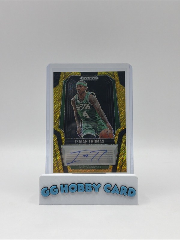 2024-25 Panini Prizm Black Isaiah Thomas Auto Gold Shimmer FOTL /10