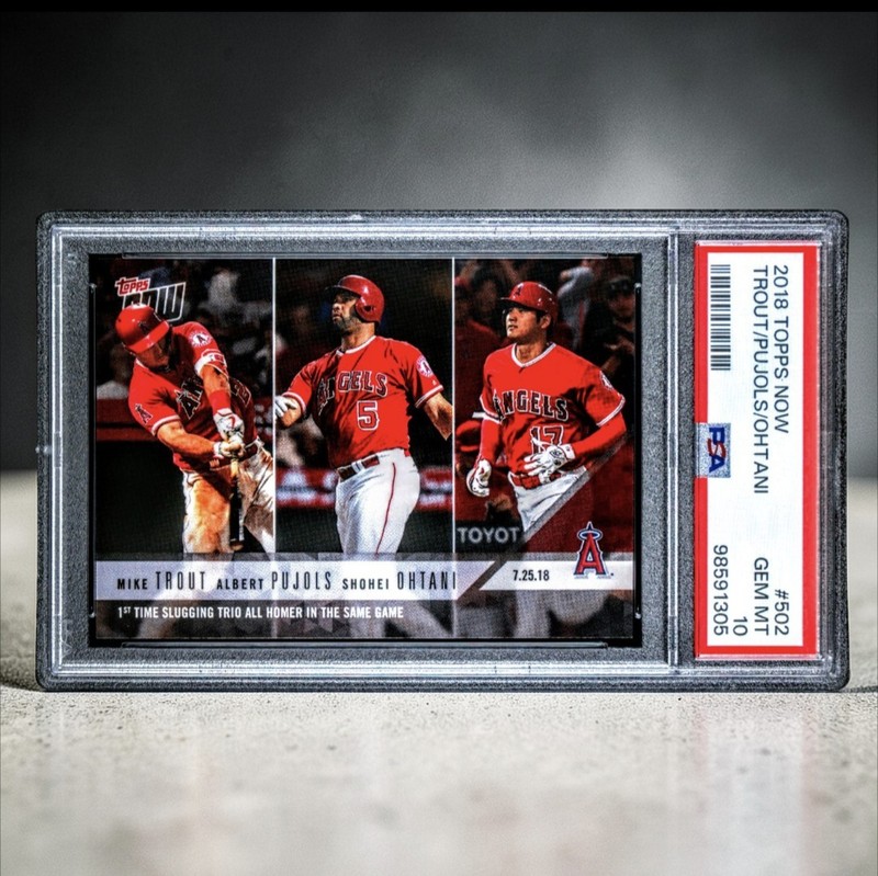 Topps NOW Shohei Ohtani PSA10 GEM MINT #502 RC 0560