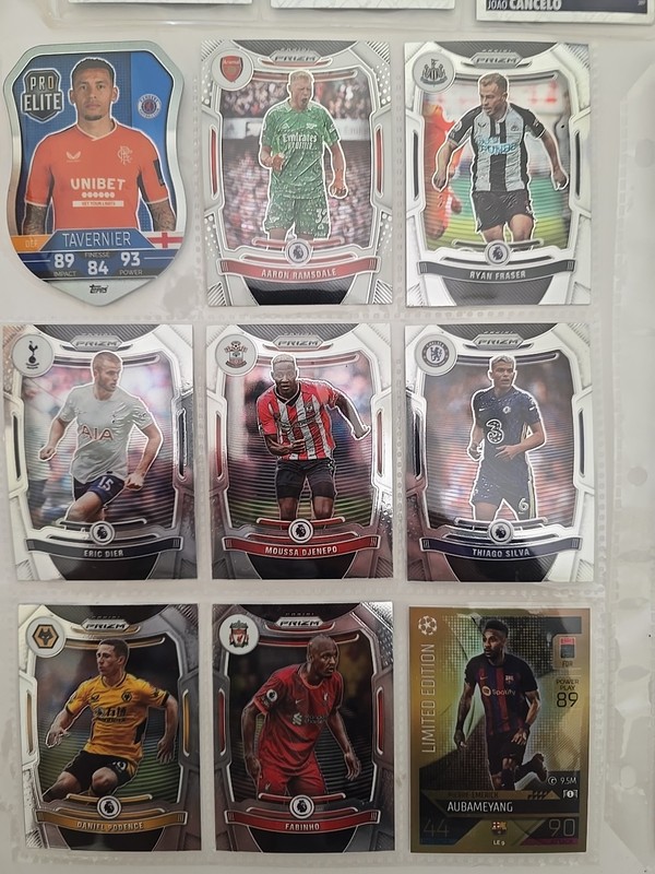 2021-22 Panini Prizm Premier League And Topps March Attax SOCCER Card Lot Of 90 view 2