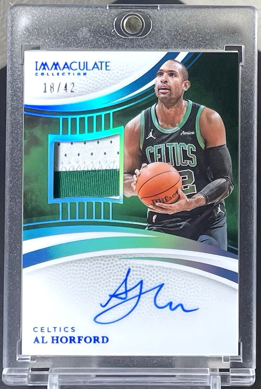 ( /42 ) Al Horford 2024-25 Immaculate Patch Auto Jersey Number Parallel Celtics