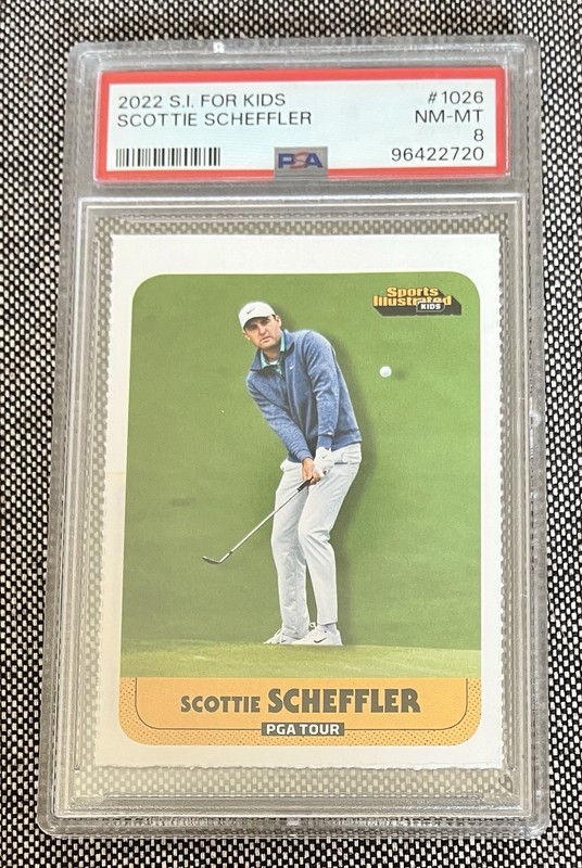 2022 Sports Illustrated for Kids Scottie Scheffler #1026 PSA 8 Highest Grade!!!