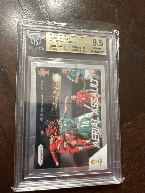 2014 Panini Prizm World Cup - Cristiano Ronaldo #1 BGS 9.5