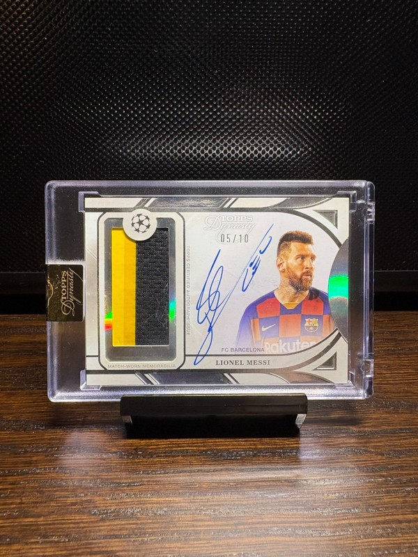 2024-25 Topps Dynasty UCC Lionel Messi PATCH AUTO /10 #APL-LM5 MATCH WORN SEALED