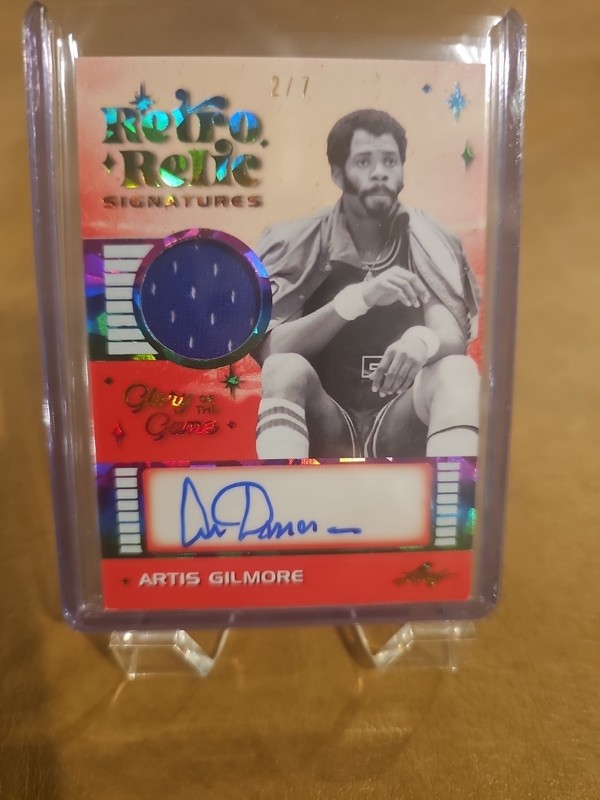 Artis Gilmore 2025 Game Used Auto Jersey Glory Of The Game 2/7