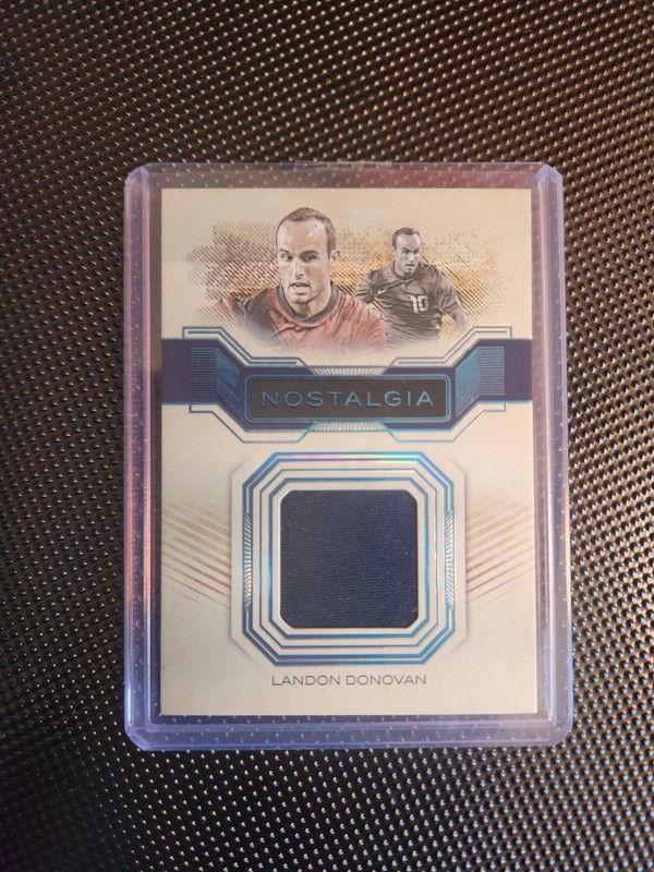 ⚽️ 2024 Futera Unique Landon Donovan Nostalgia Match Worn Jersey /09 #NS35