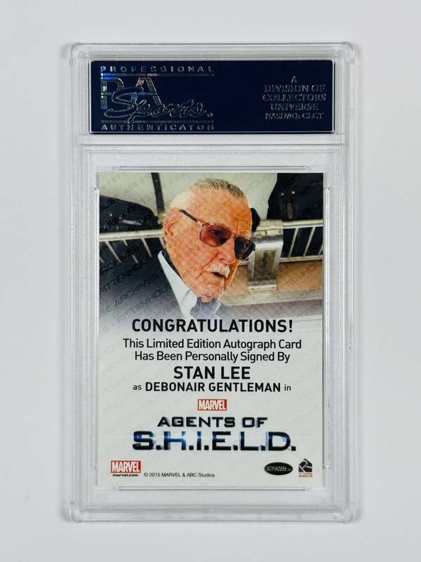 2015 MARVEL AGENTS OF SHIELD STAN LEE AUTO PSA 10 view 2