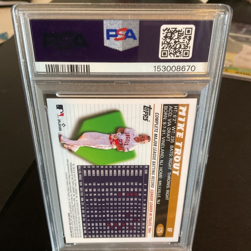 2025 Archives Mike Trout Red Hot Foilboard /50 view 2