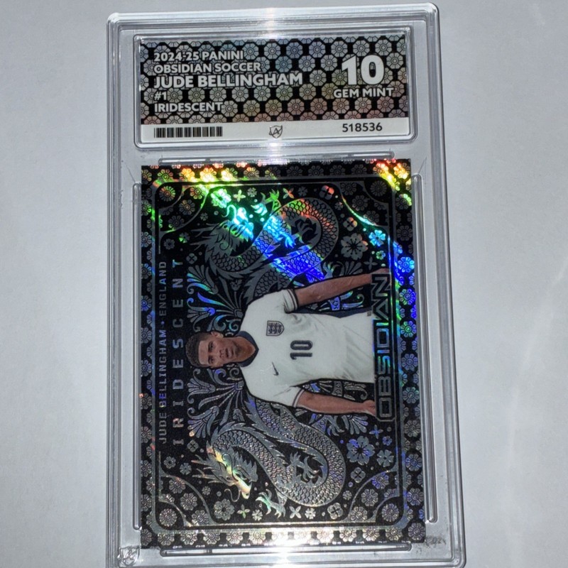 2024-25 Panini Jude Bellingham Iridescent CASE HIT SSP ACE 10 Madrid England🔥