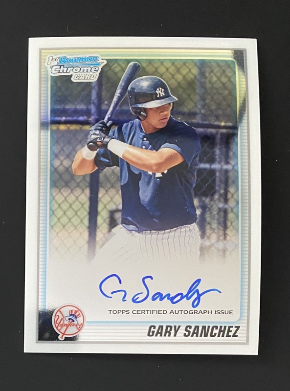 2010 Bowman Chrome Gary Sanchez Prospects Auto BCP207