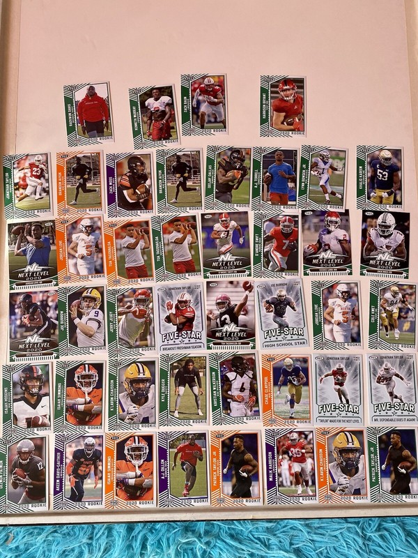Huge Nfl Sports Card Lot ( Autos, Numbered, Parallels, Rookies & Pros) Over 400 view 2