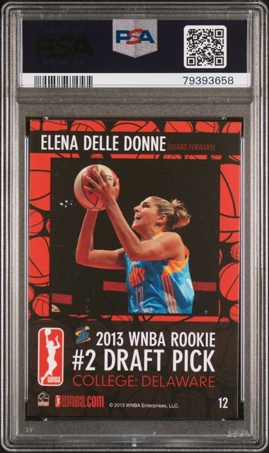 2013 Rittenhouse WNBA Elena Delle Donne Rookie PSA 8 Chicago Sky HOF view 2