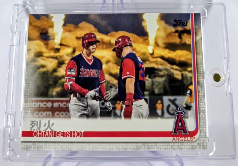 Shohei Ohtani SUPER RARE INVESTMENT CARD TOPPS ANGELS ROOKIE of the year MVP 