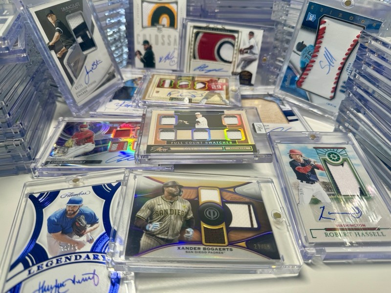 78 MLB ALL Patch, Auto, Numbered Lot From National Treasures, Immaculate, Panini view 2