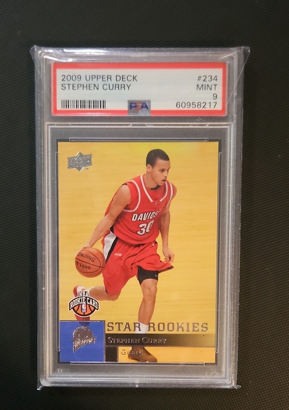 2009-10 Upper Deck - Star Rookies Stephen Curry #234 (RC) PSA 9
