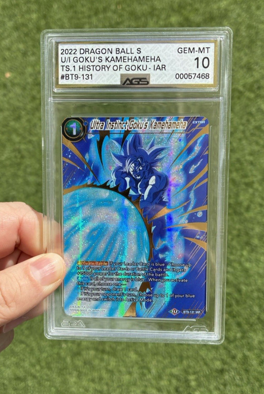 Ultra Instinct Goku's Kamehameha, Dragon Ball Super, AGS Gem Mint 10, BT9-131