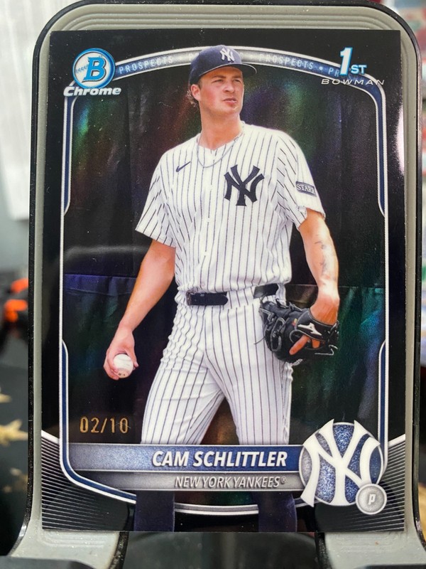 READ 35 CHASER PACKS w/ a chance @ the 2025 Bowman Chrome  Cam Schlittler  /10