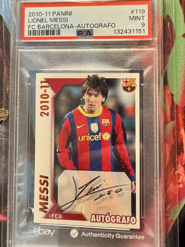 2010-11 Panini FC Barcelona-Autografo Lionel Messi