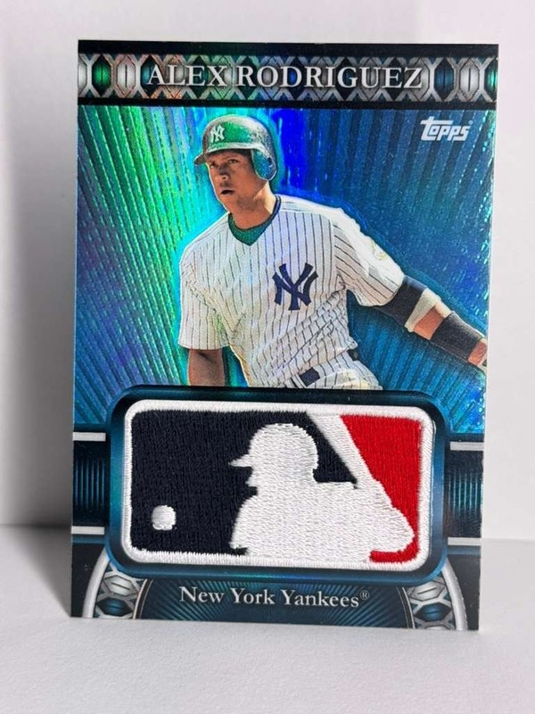 2010 Topps Manufactured MLB Logoman Patch Alex Rodriguez /50 #LM-50
