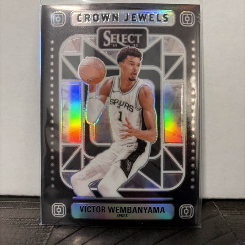 24-25 Select Crown Jewels Prizm Victor Wembanyama # 8 Case Hit SP