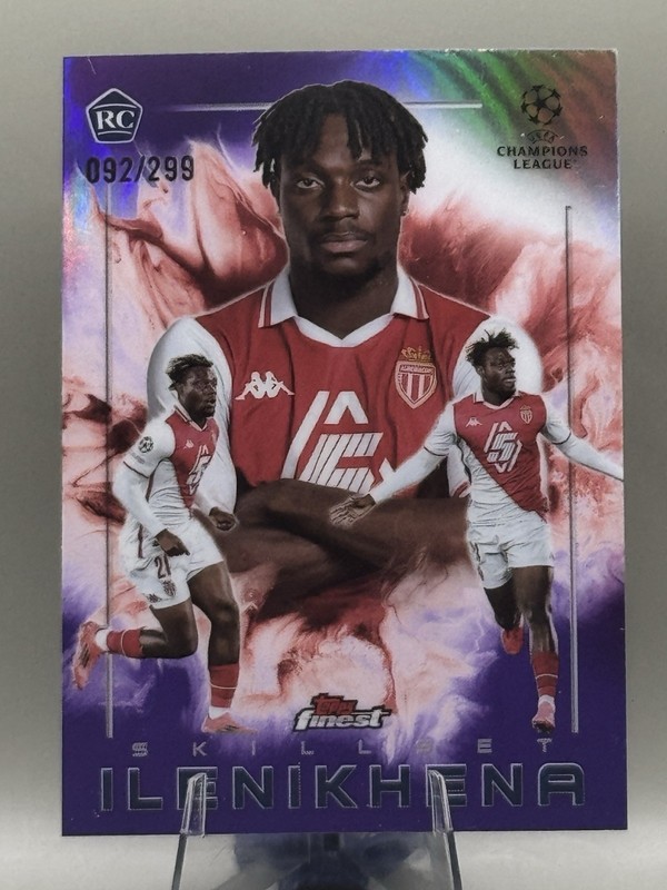 George Ilenikhena Al-Ittihad (Monaco) 2024-25 Topps Finest Skillset RC /299