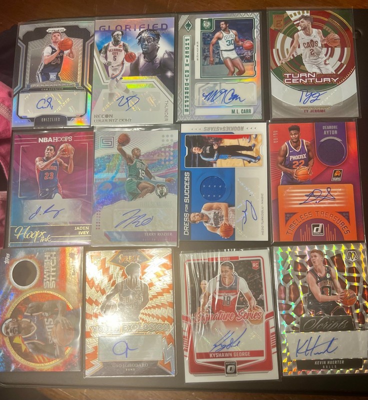 NBA Basketball Card Lot AUTO PATCH RELIC SP RC Danny Wolf Ayton Ben Wallace 🔥