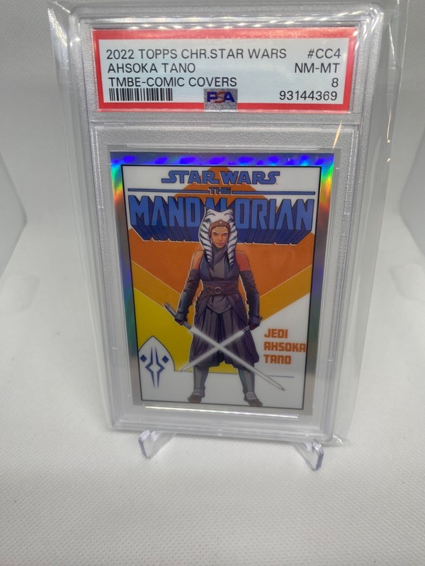 2022 Topps Chrome Star Wars Ahsoka Tano The Mandalorian Comic Covers #CC-4 PSA
