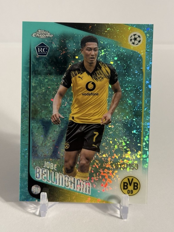 Jobe Bellingham 2026 TOPPS CHROME UEFA CC TEAL MINI DIAMOND /199 #5 BVB RC