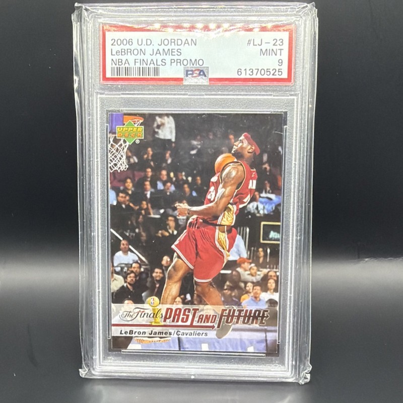 2006 Upper Deck The Finals Past and Future LeBron James #LJ-23 PSA 9 Cavs