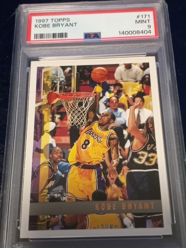1997 Topps Kobe Bryant PSA 9 #171 Lakers