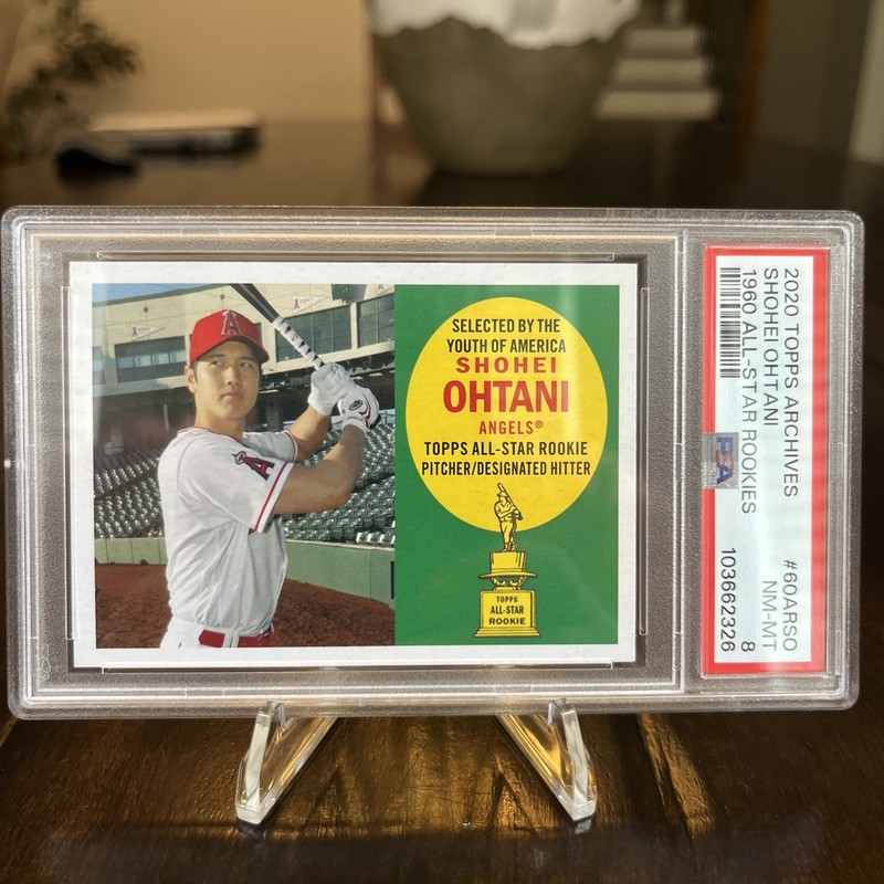 2020 Topps Archives All-Star Rookie #60ARSO Shohei Ohtani PSA 8 🔥🔥🔥