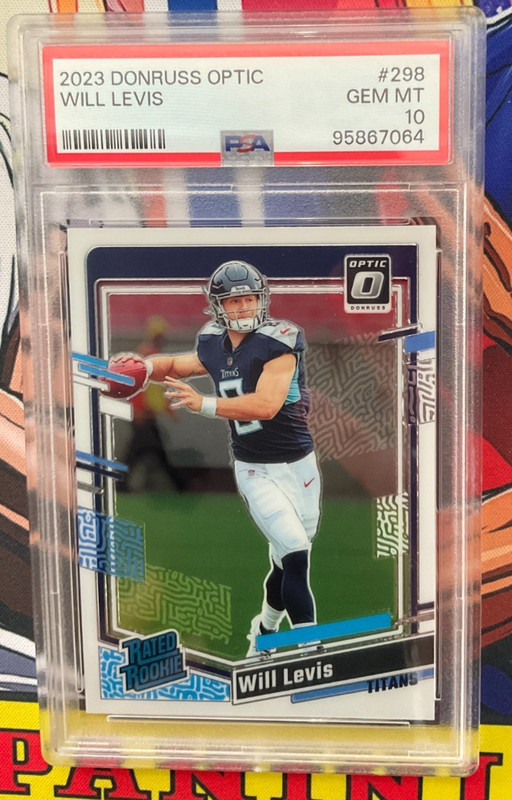 2023 Panini Donruss Optic #298 Will Levis Rated Rookie PSA 10