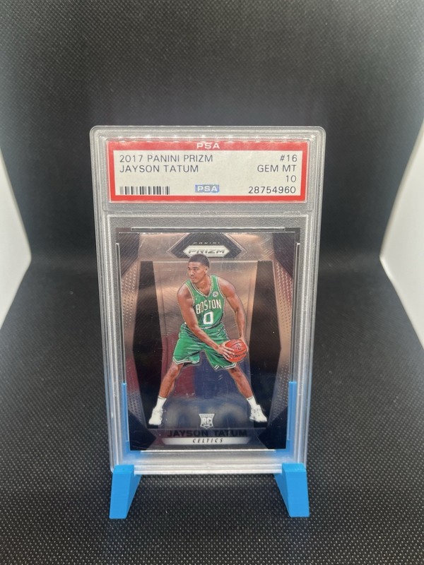 Panini Prizm 2017-18 Jayson Tatum Rookie Base #16 Celtics PSA 10