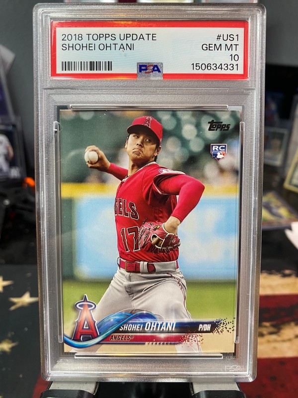 Shohei Ohtani Rookie PSA 10 2018 TOPPS UPDATE #US1 SHOHEI OHTANI