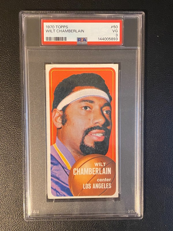 Wilt Chamberlain 1970 Topps #50 - "Tallboy" - PSA 3