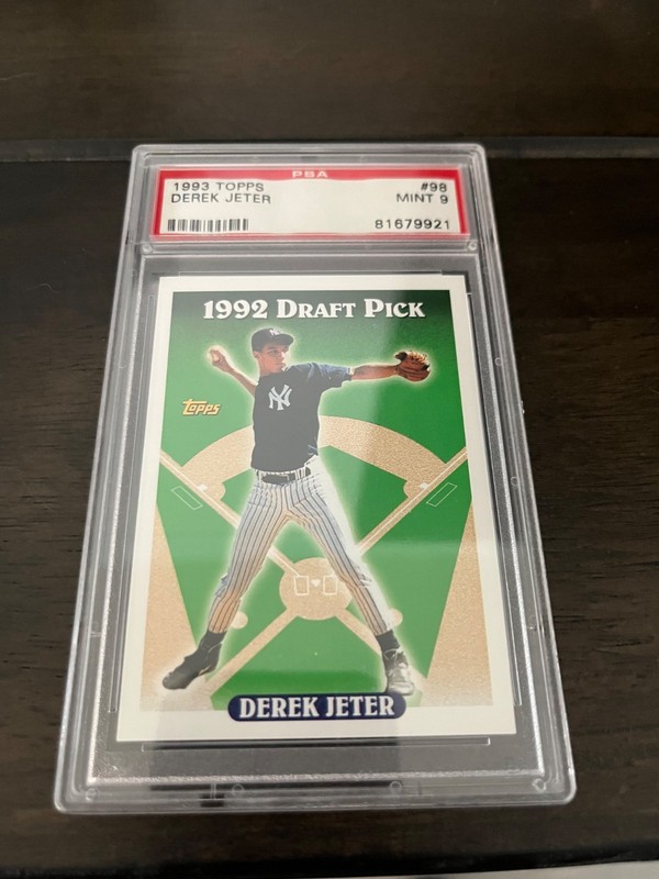1993 topps Derek Jeter PSA 9