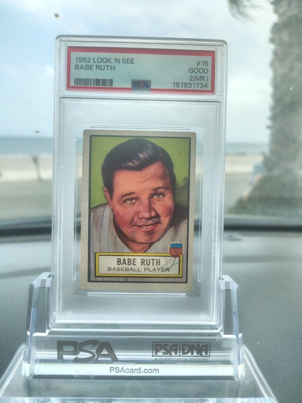 1952 Topps Look 'N See Babe Ruth #15