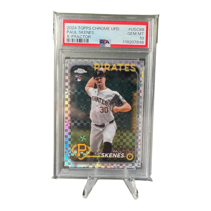2024 Topps Chrome Update - Paul Skenes #USC88 X-Fractor (RC) PSA 10 Rookie