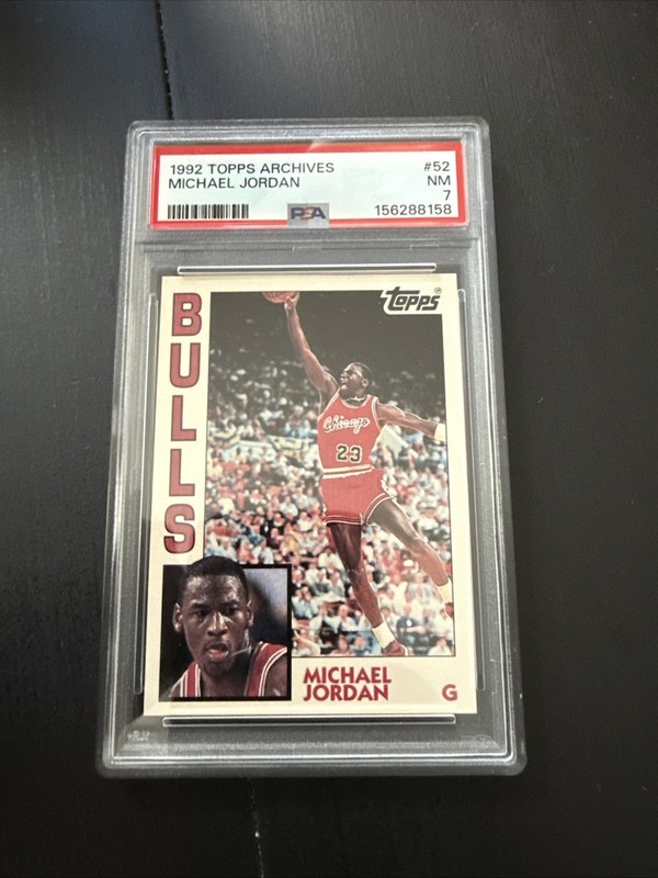 1992 Topps Archives Micheal Jordan #52 PSA 7 NM