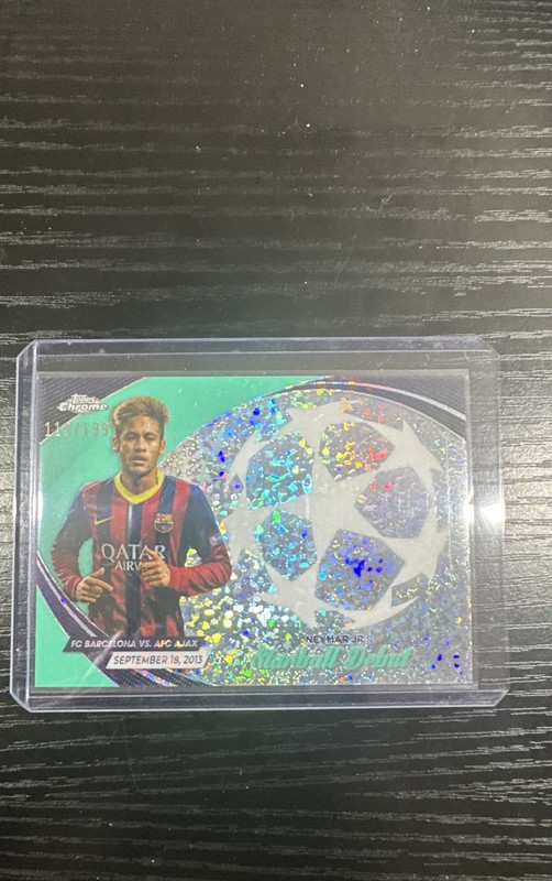 2023-24 Topps Chrome UEFA Club Competitions - Starball Debuts Neymar Jr #SD-8...